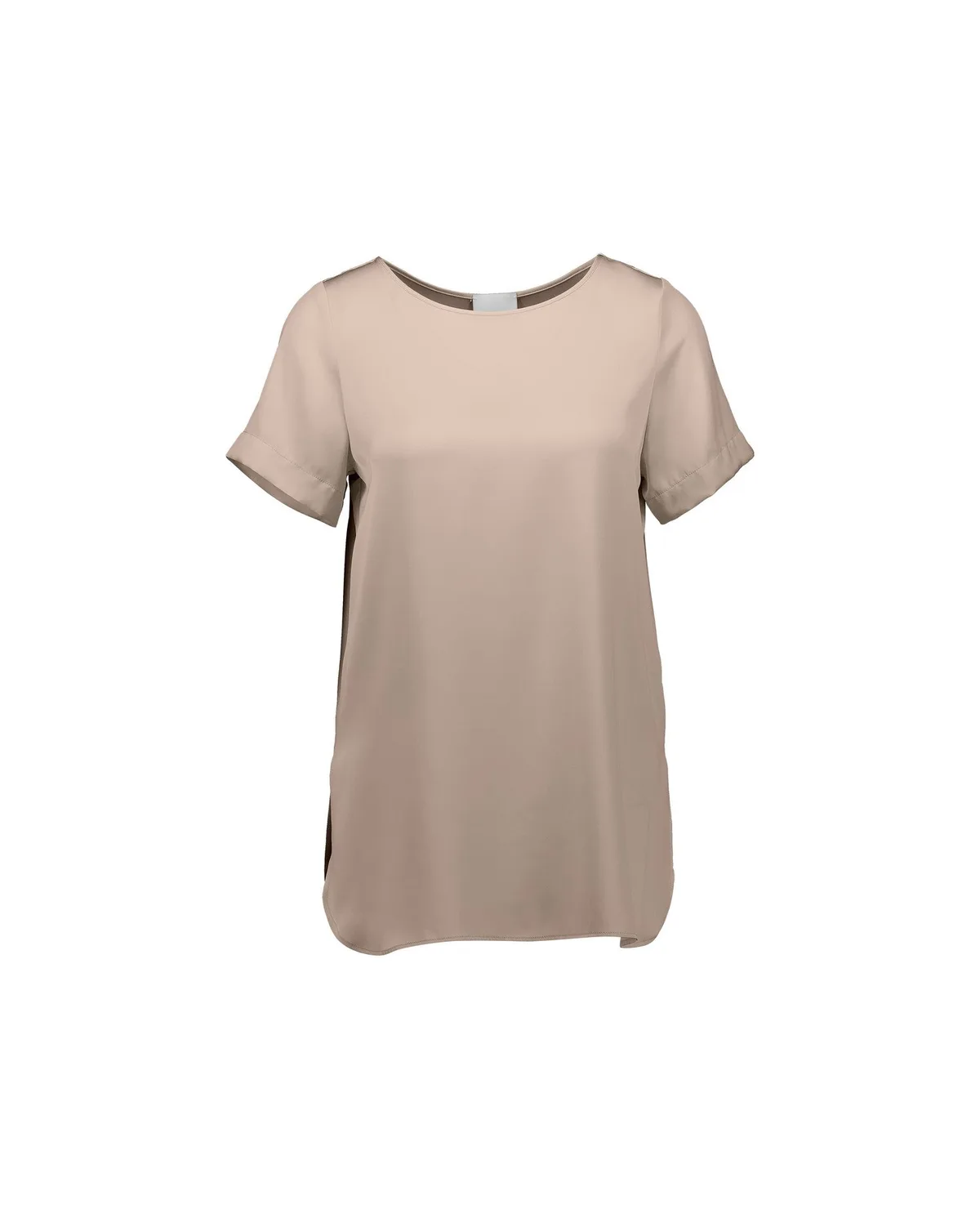 Seidenshirt beige