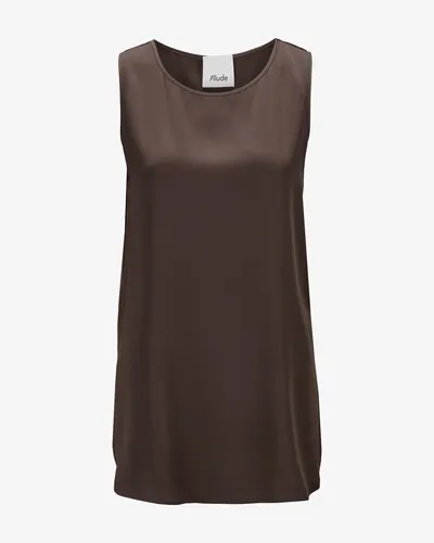 Allude Seidentop braun
