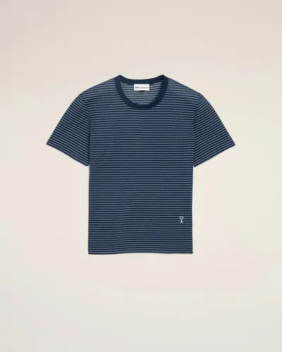 AMI ADC T-Shirt mit Streifen
