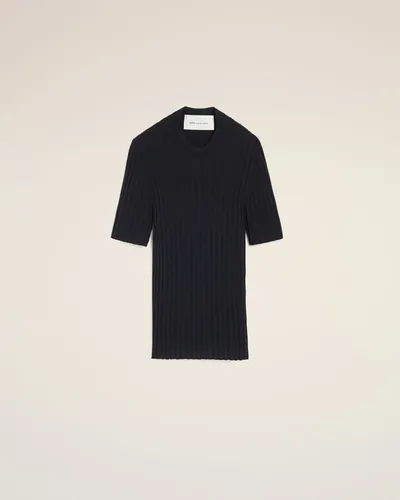AMI Strick Shirt black