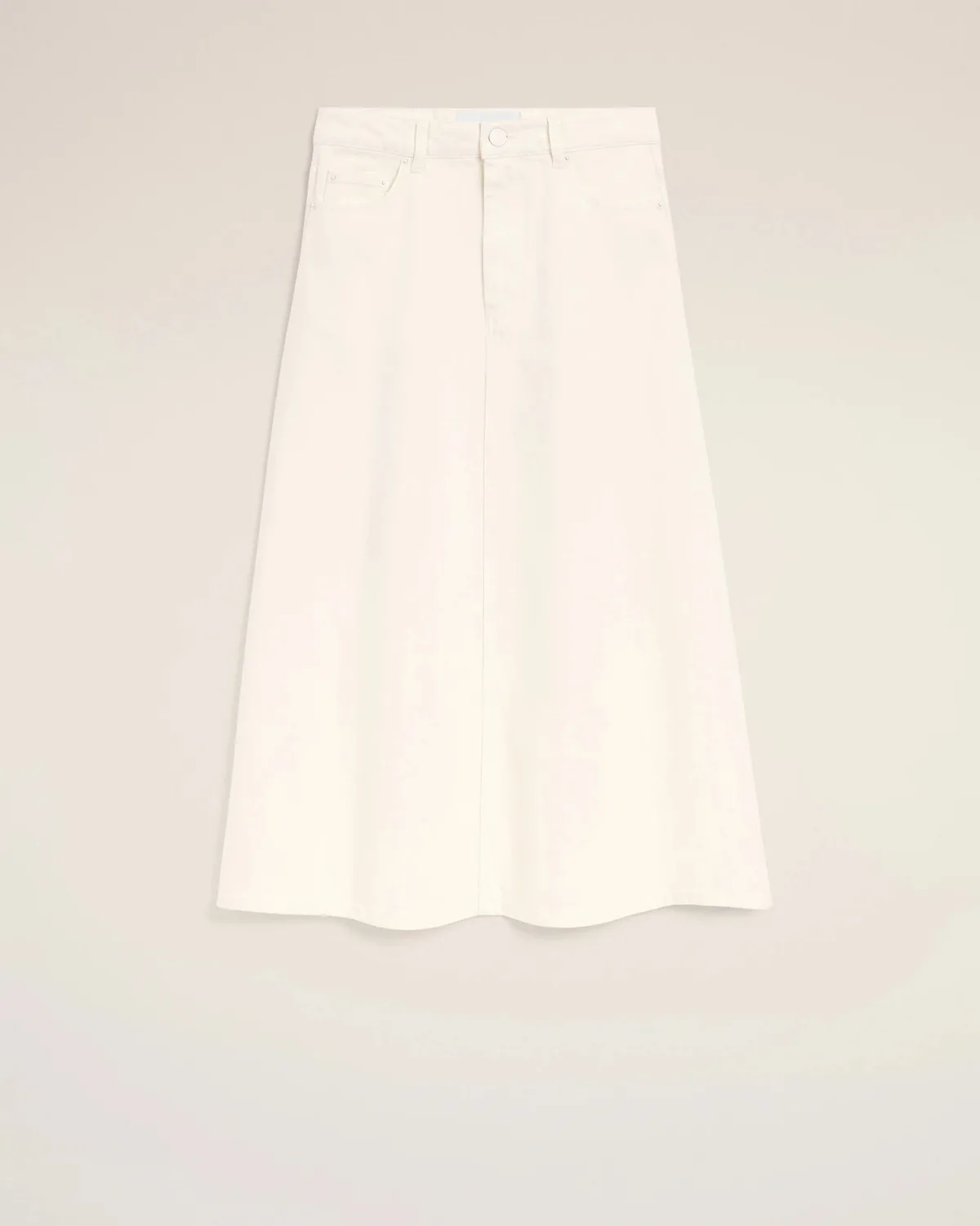 Weisser Denim Rock