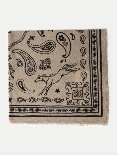 ANNA V BERG Nele Scarf Big in Almond Powder