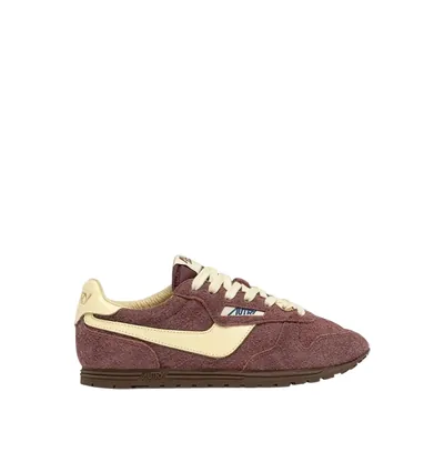 Autry International S.R.L. WINDSPIN LOW SUEDE/LEATHER CHIANTI/RUTABAGA