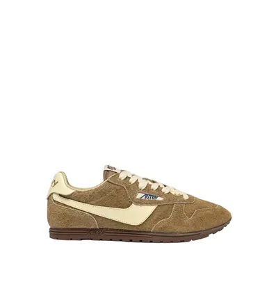 Autry International S.R.L. WINDSPIN LOW SUEDE/LEATHER COURO/RUTABAGA