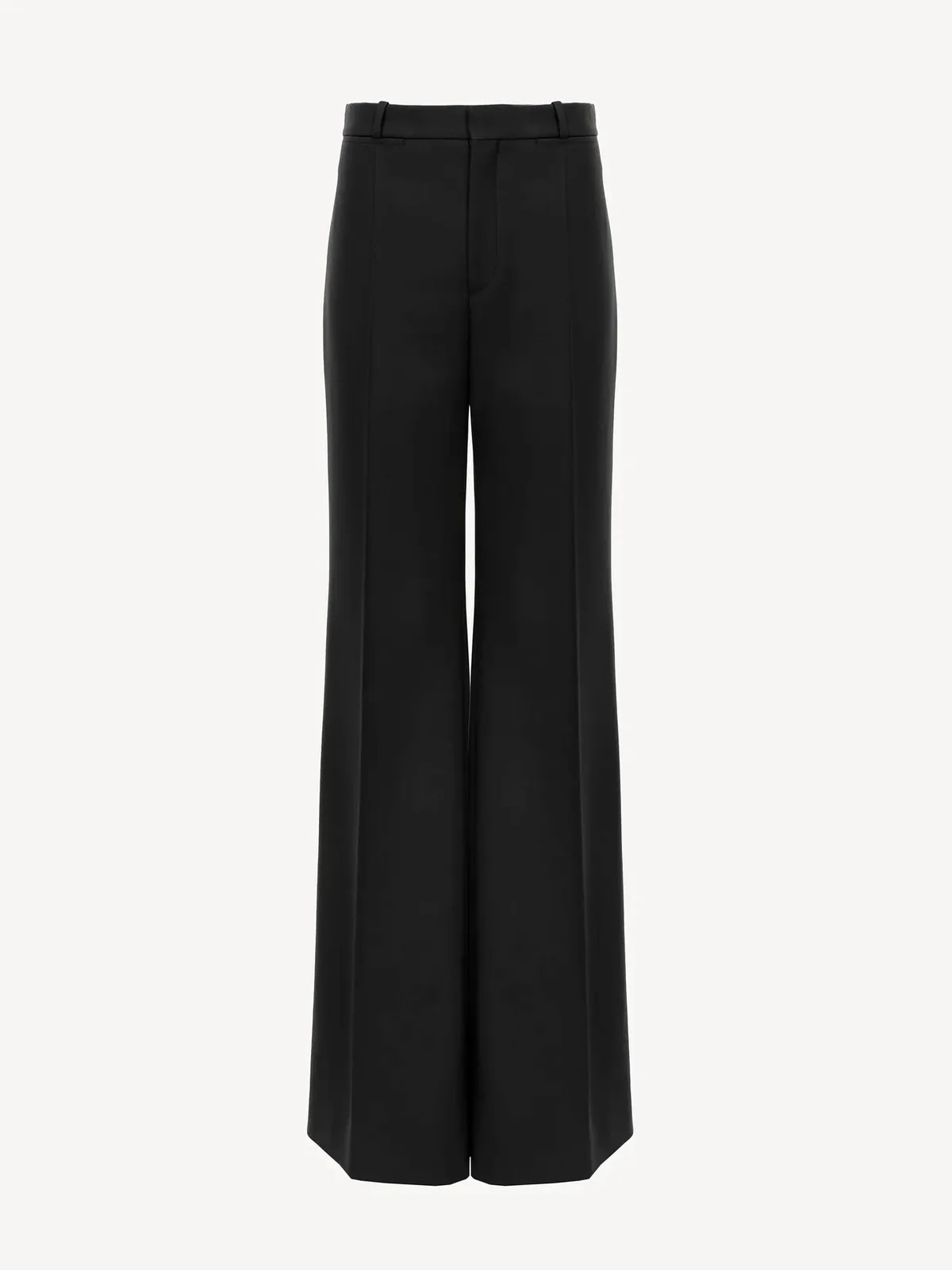 Ausgestellte Hose schwarz
