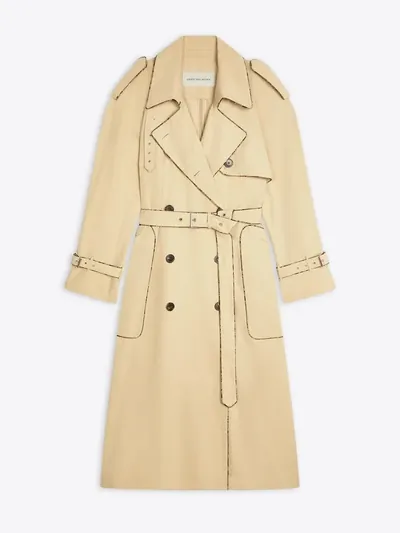 DRIES VAN NOTEN Trenchcoat beige