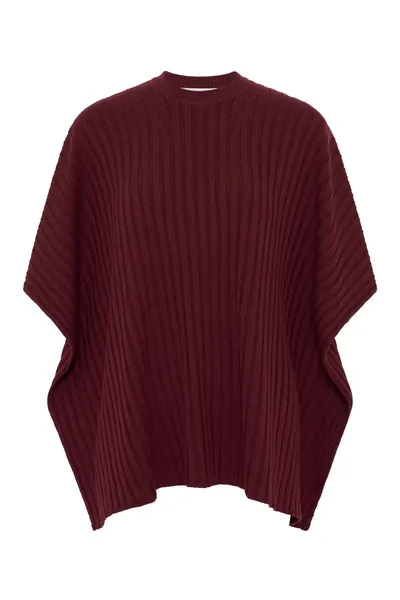 GABRIELA HEARST Baron Poncho Bordeaux