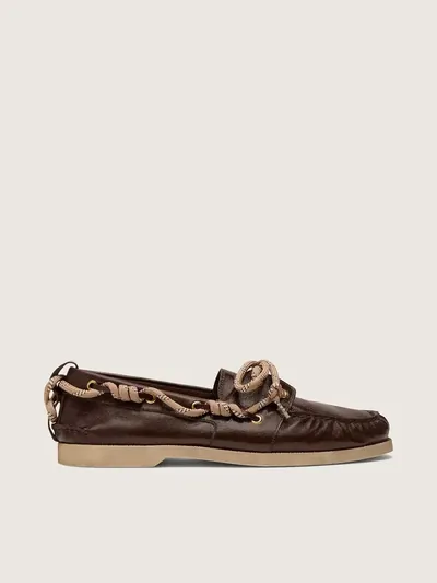 Golden Goose Loafer aus gewachsten Leder