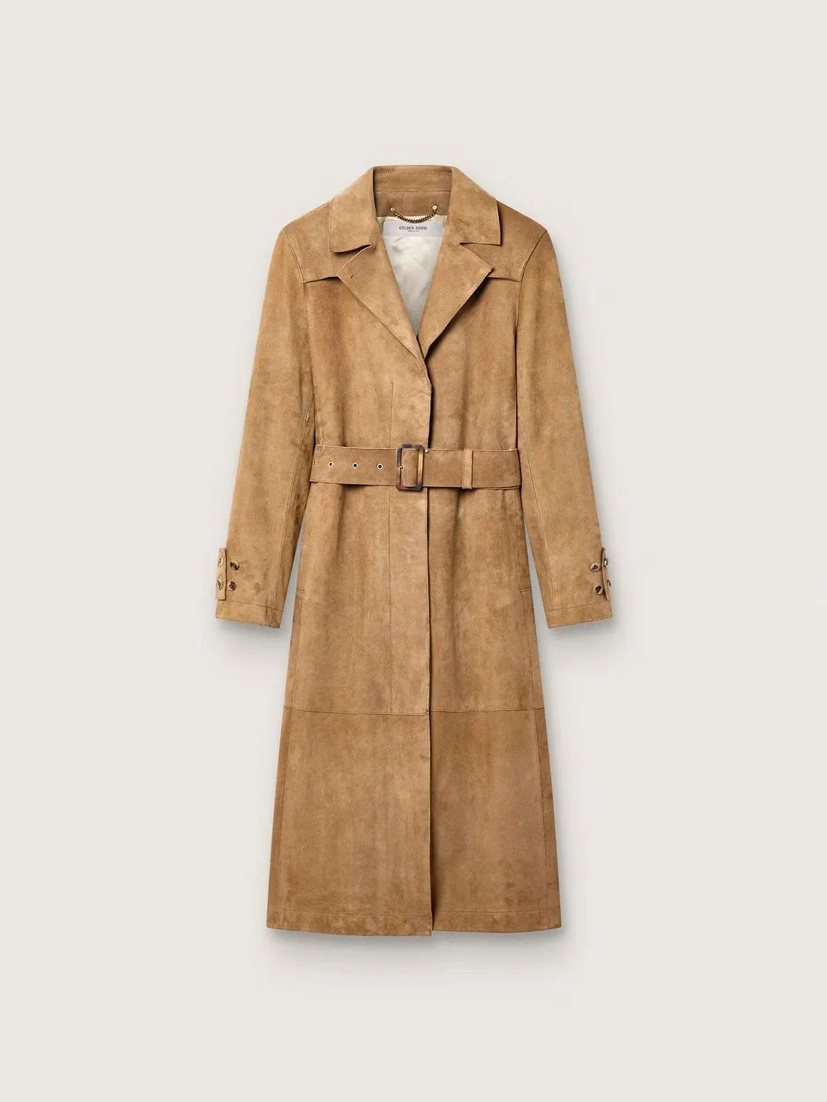 Trenchcoat aus Leder