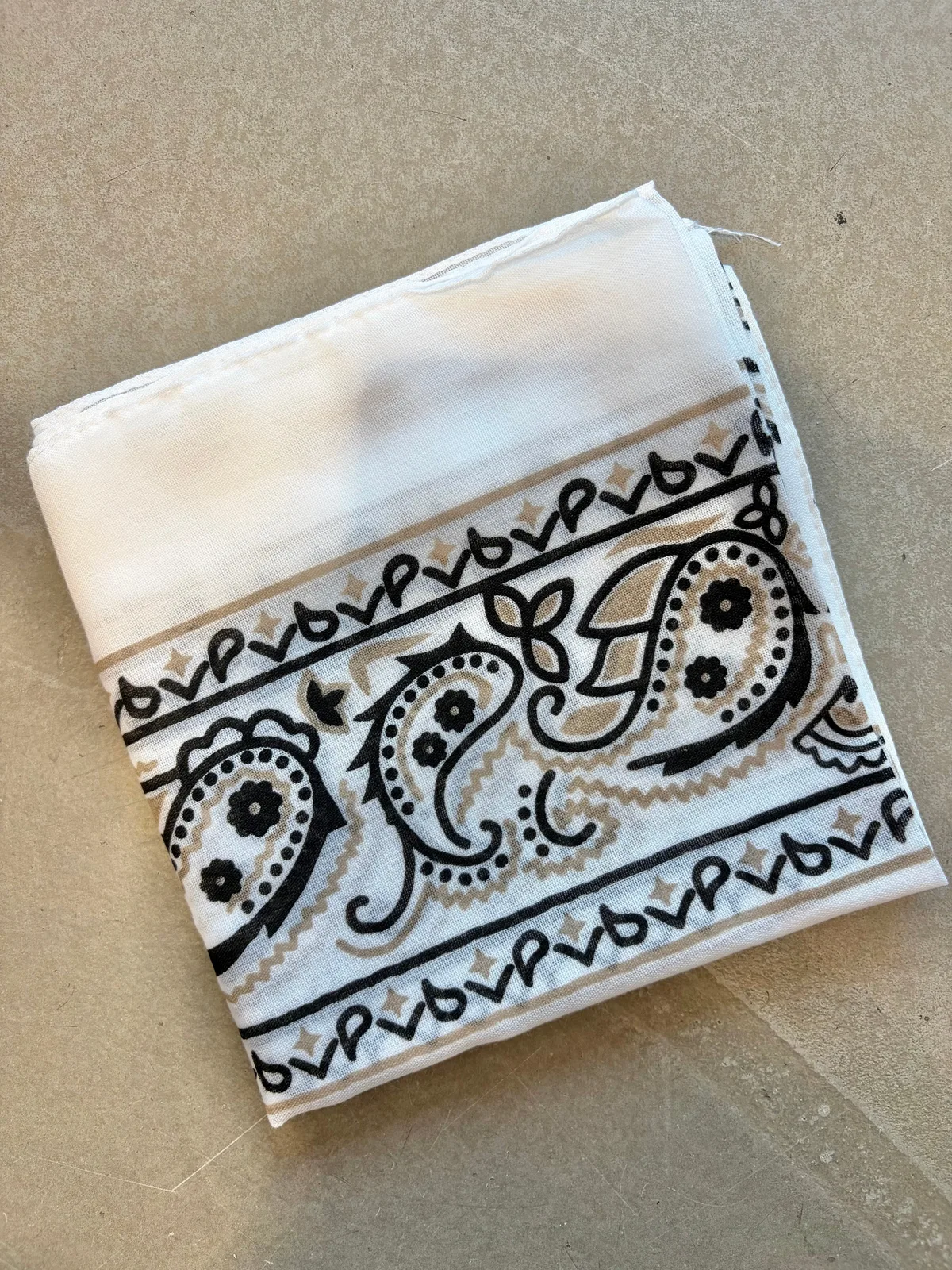 Bandana klein creme