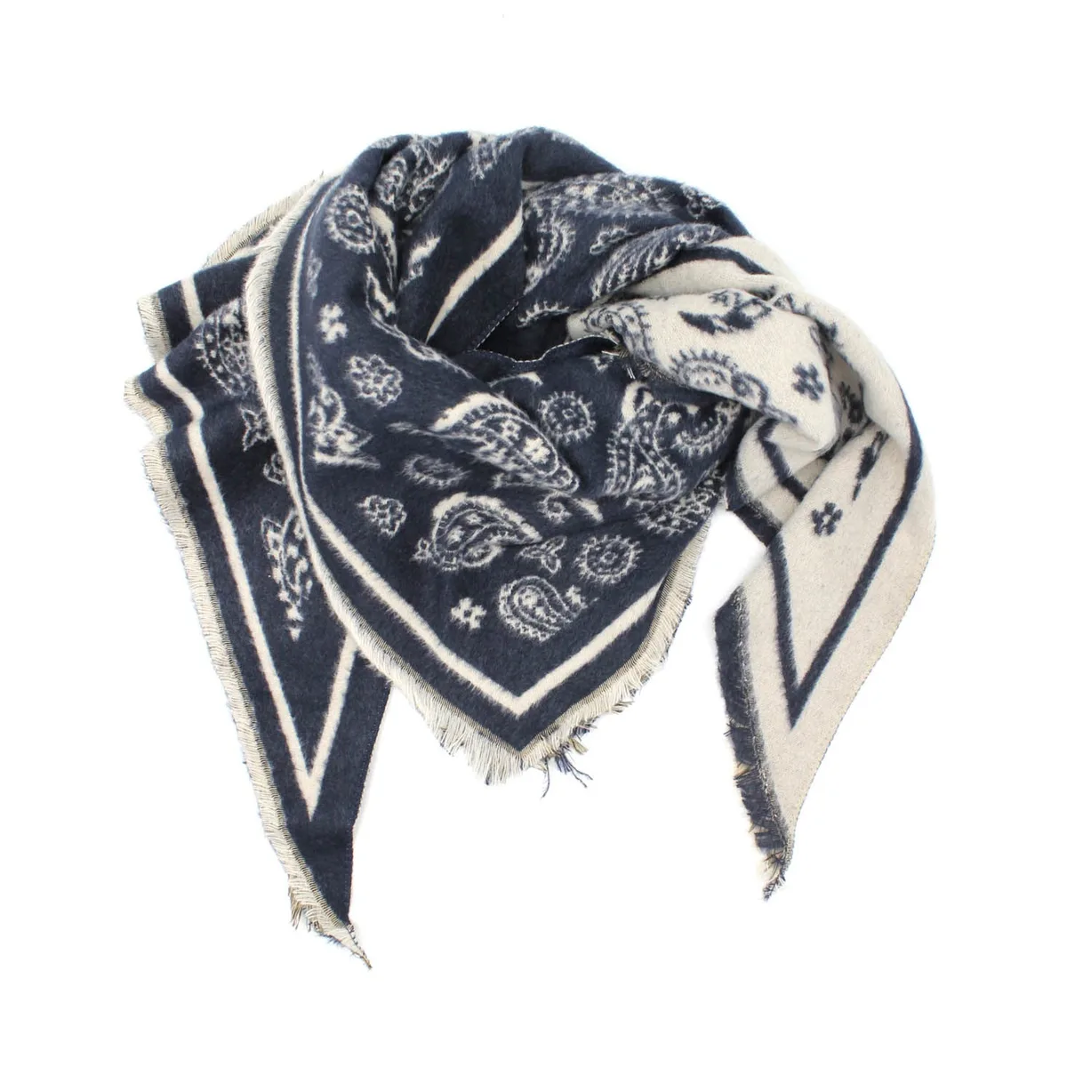 Grosser Dreiecksschal navy
