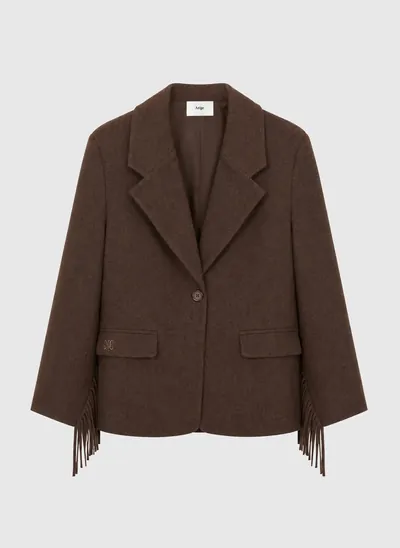Hüsken Studio Hawika Blazer mit Fransen