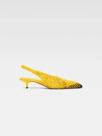 JACQUEMUS Geflochtene Bananen Slingbacks