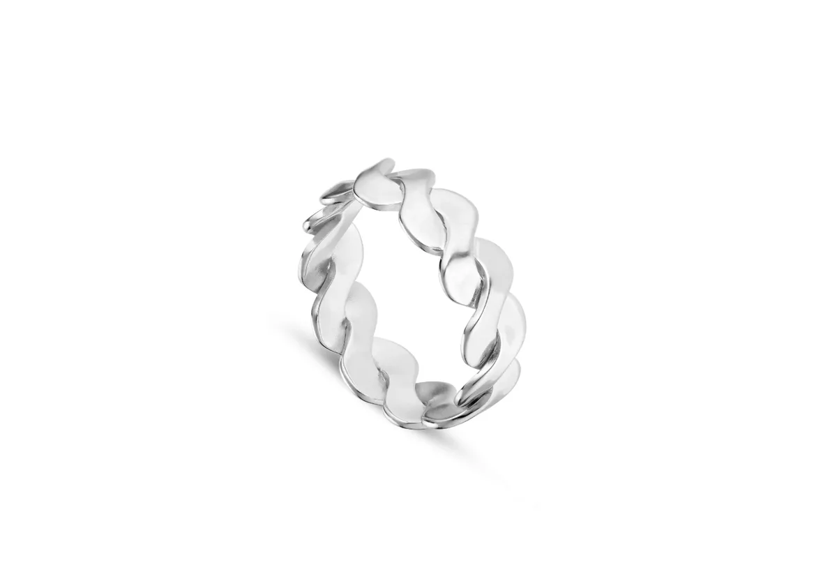 Jane Kønig Small Wavy Ring