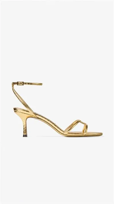 Jimmy Choo Leo 65 Sandalen gold