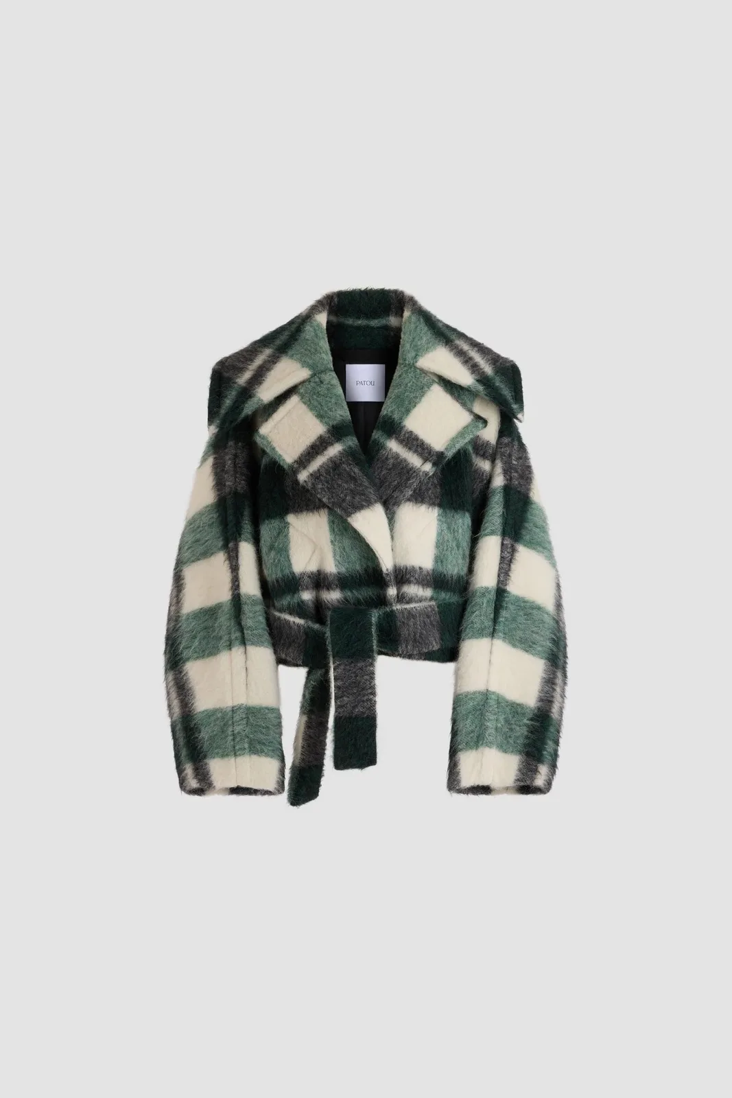 Kurze Karierte Jacke