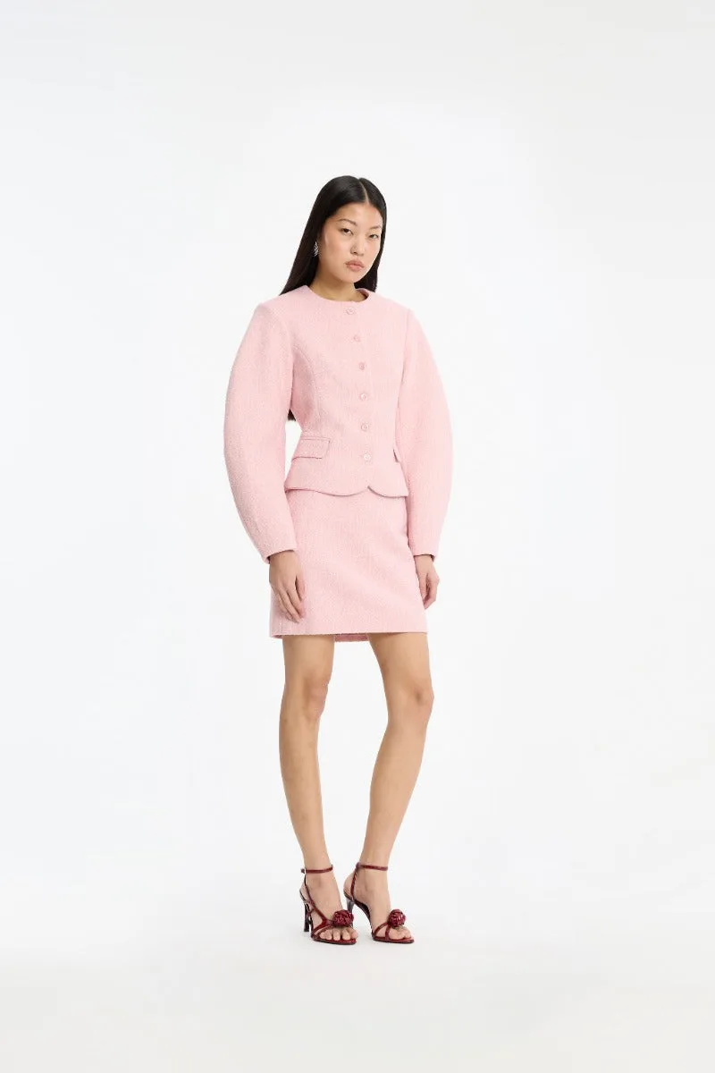 COCOON SLEEVED JACKET pink