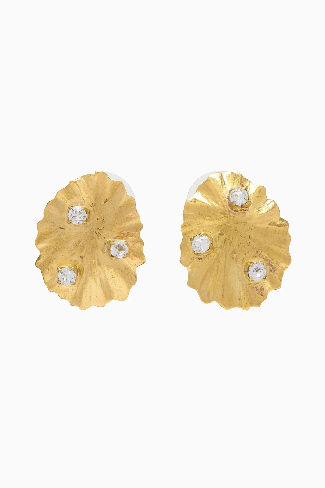 Embellished Shell Stud