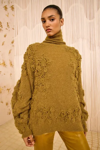 Ulla Johnson Lelou Pullover mit Häkeldetails