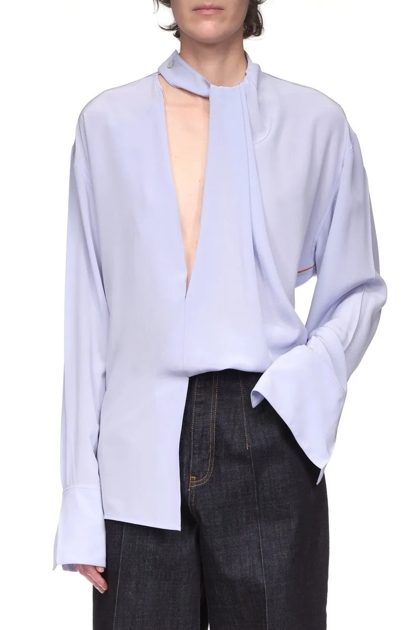 Drapierte Bluse