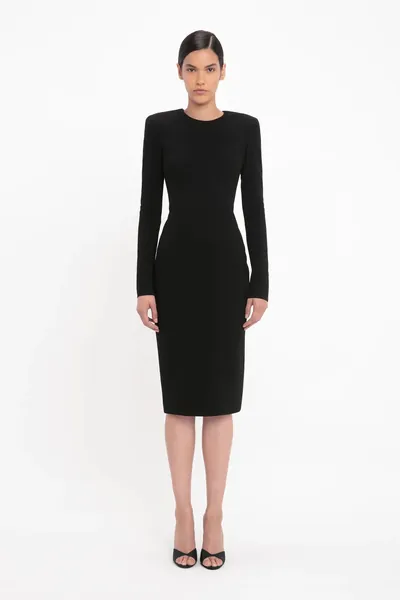 Victoria Beckham T-Shirt-Kleid black