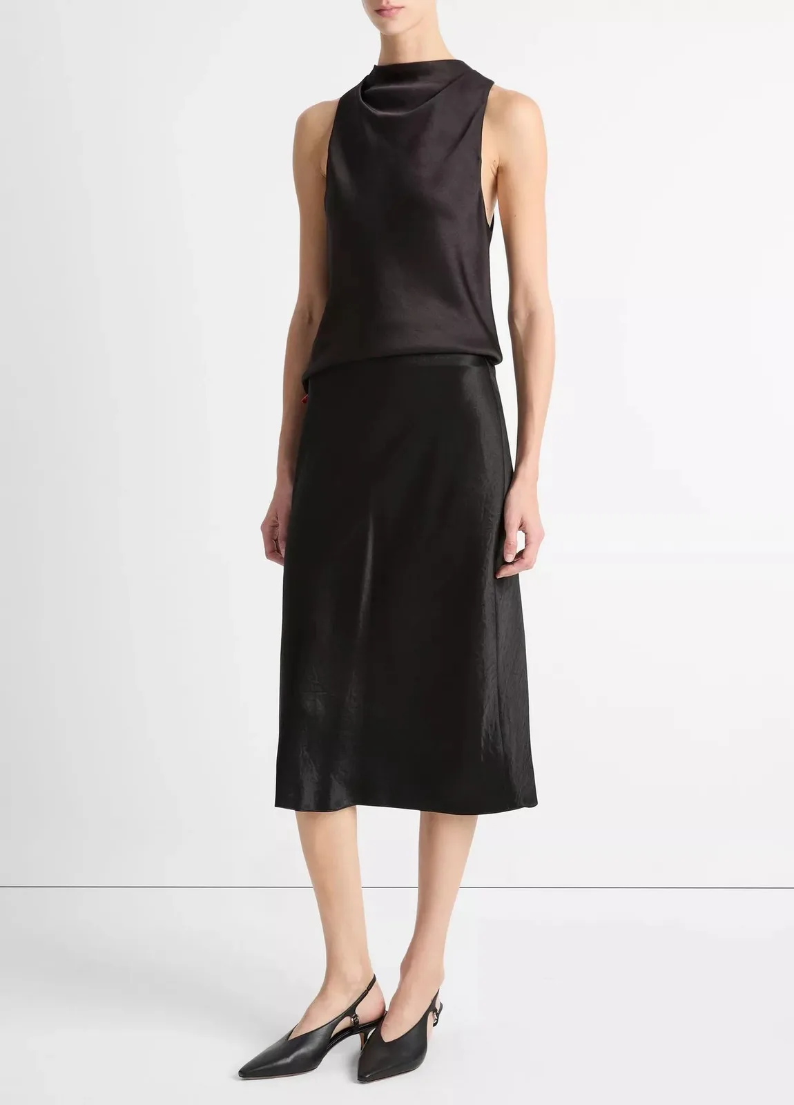 Satin Rock schwarz