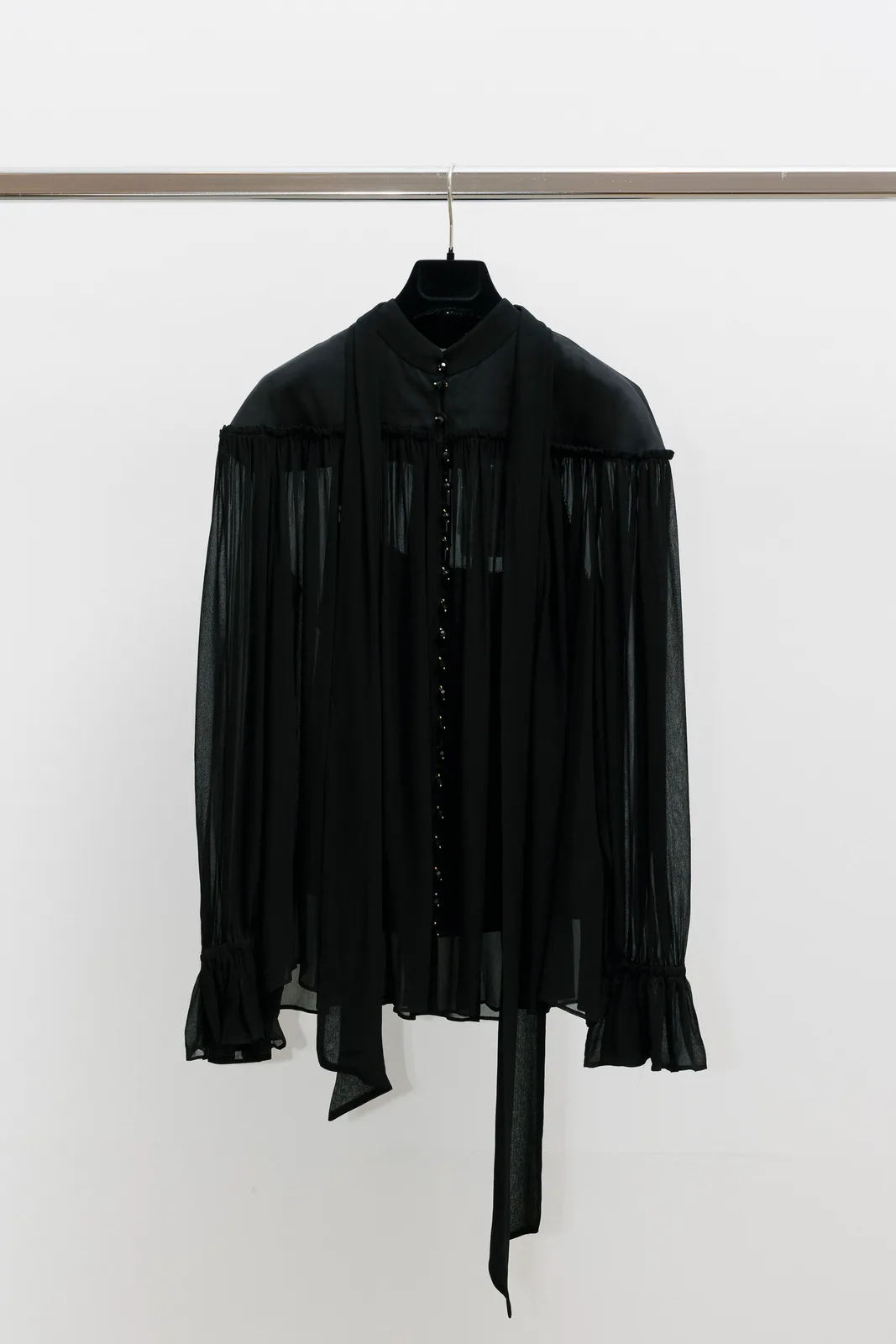 Zimmermann Crush Billow Bluse schwarz