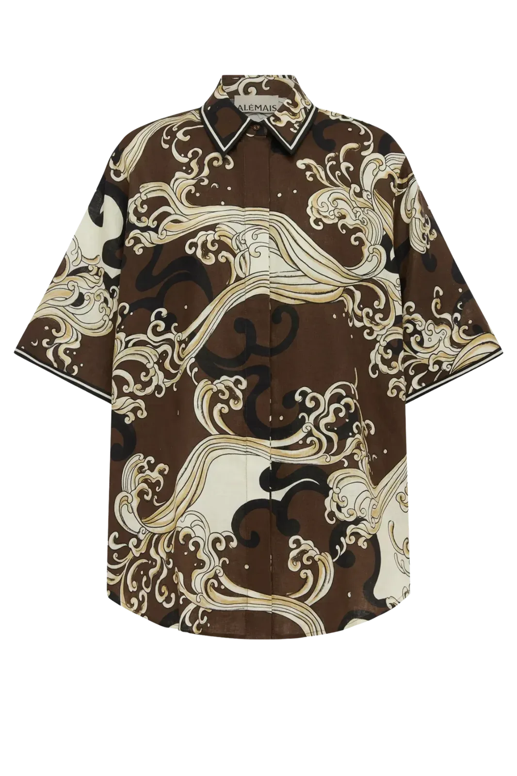 Alemais Shirt Otis in Chocolate