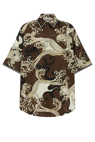Alemais Shirt Otis in Chocolate