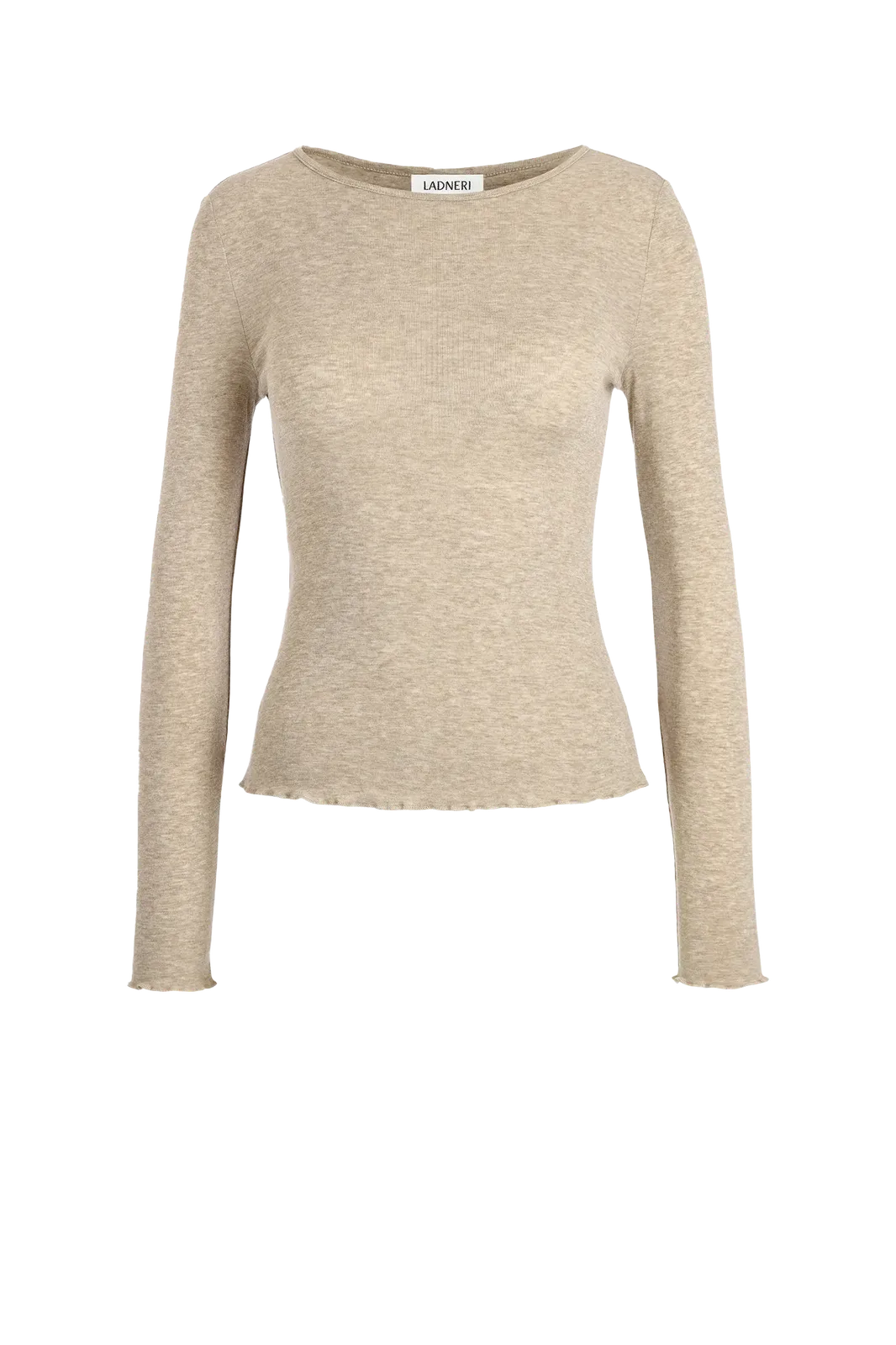Longsleeve Chiara in Beige Melange