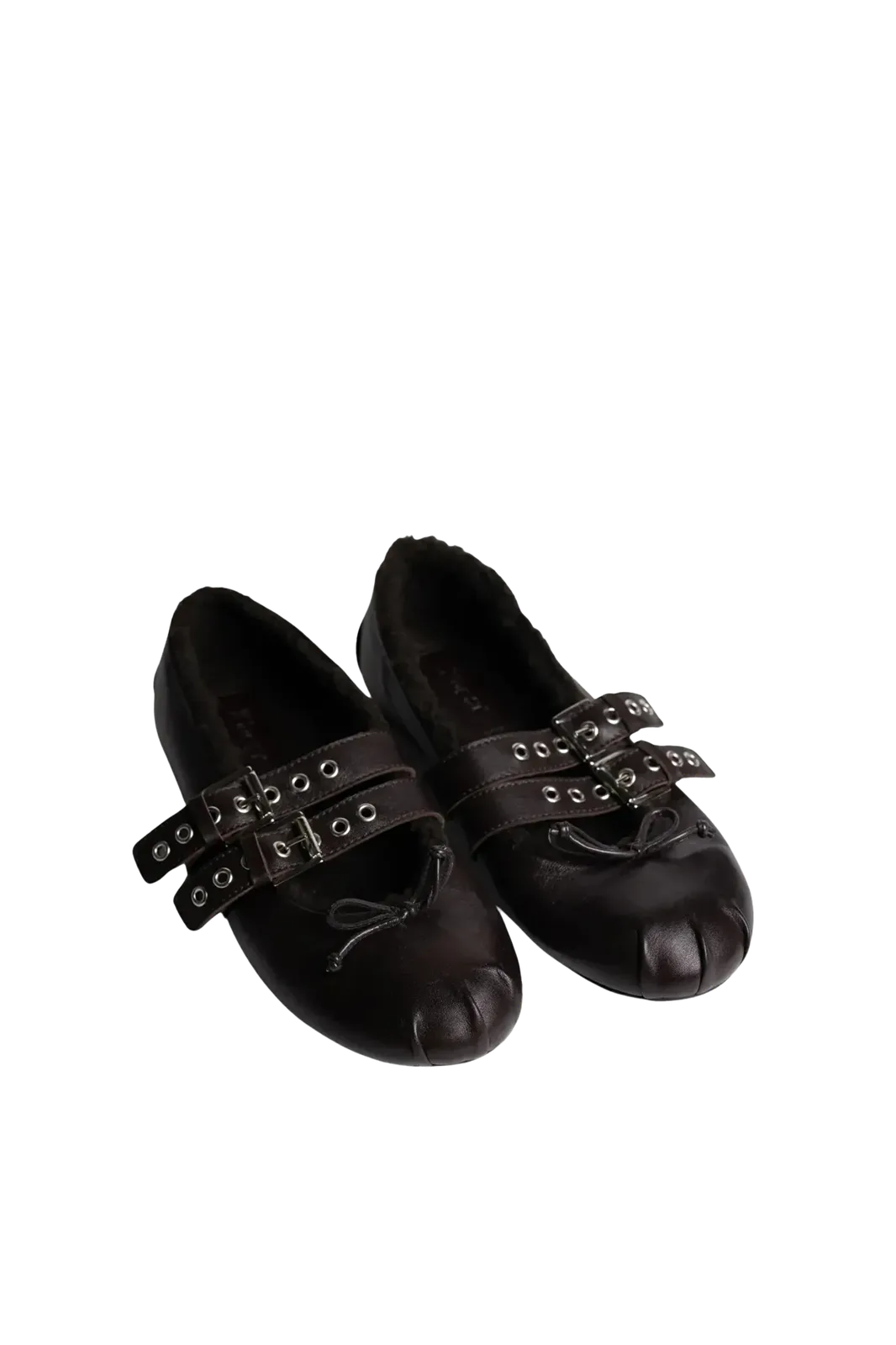 Ballerina Vita Fur in Dark Brown