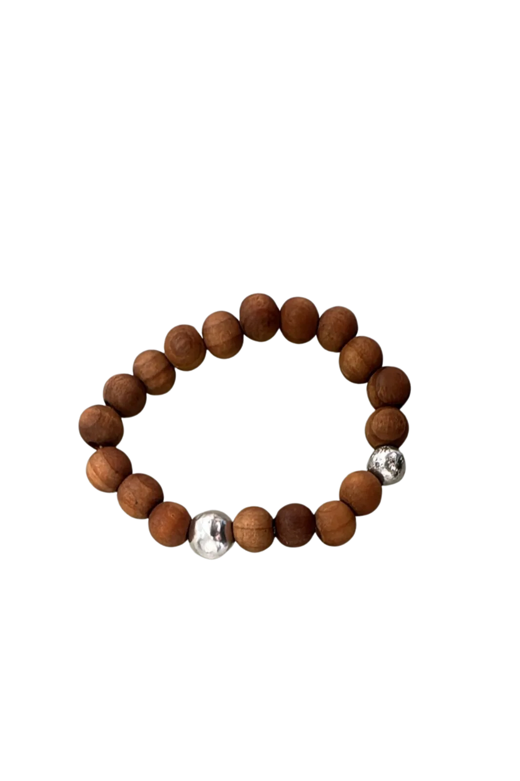 Beaded Bracelet #3 Globus 12/9 in Cognac