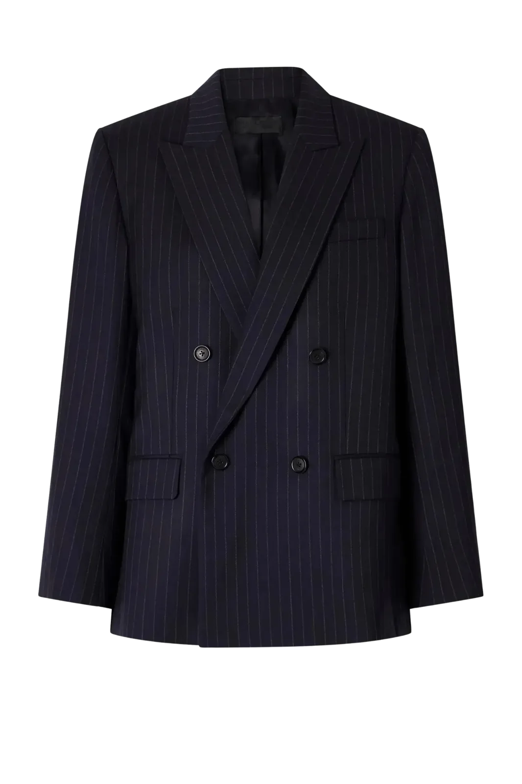 Blazer Leston in Midnight Pinstripes