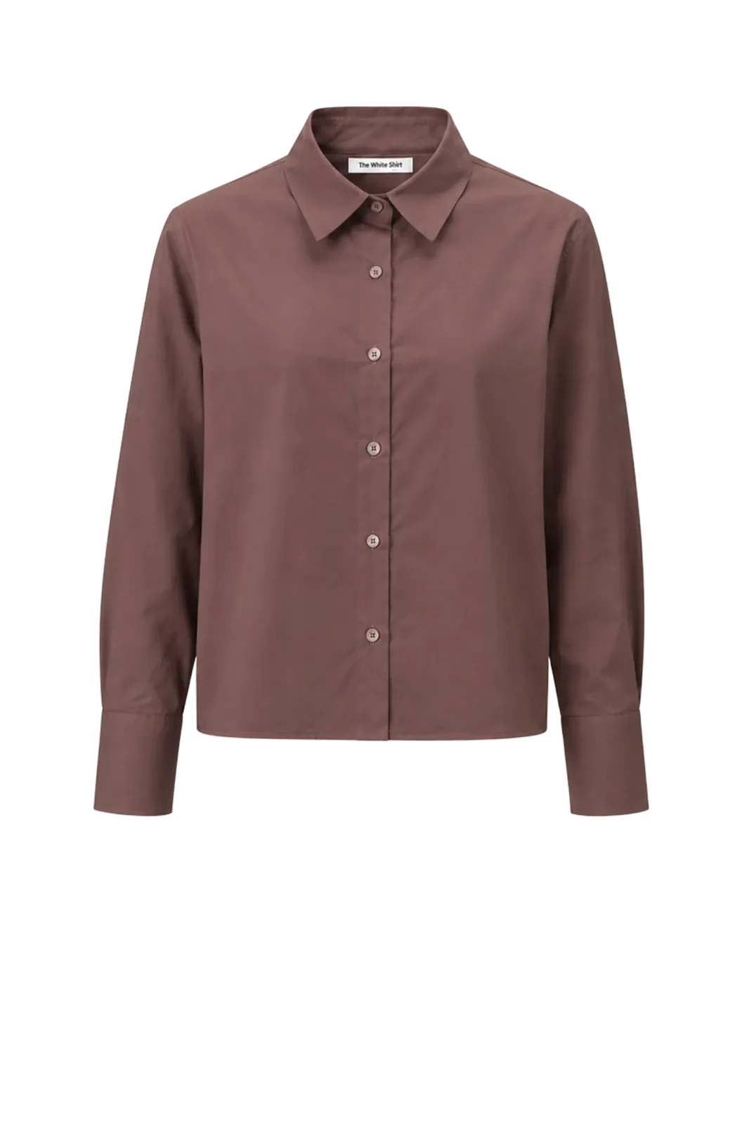 The White Shirt Bluse Carla in Brown