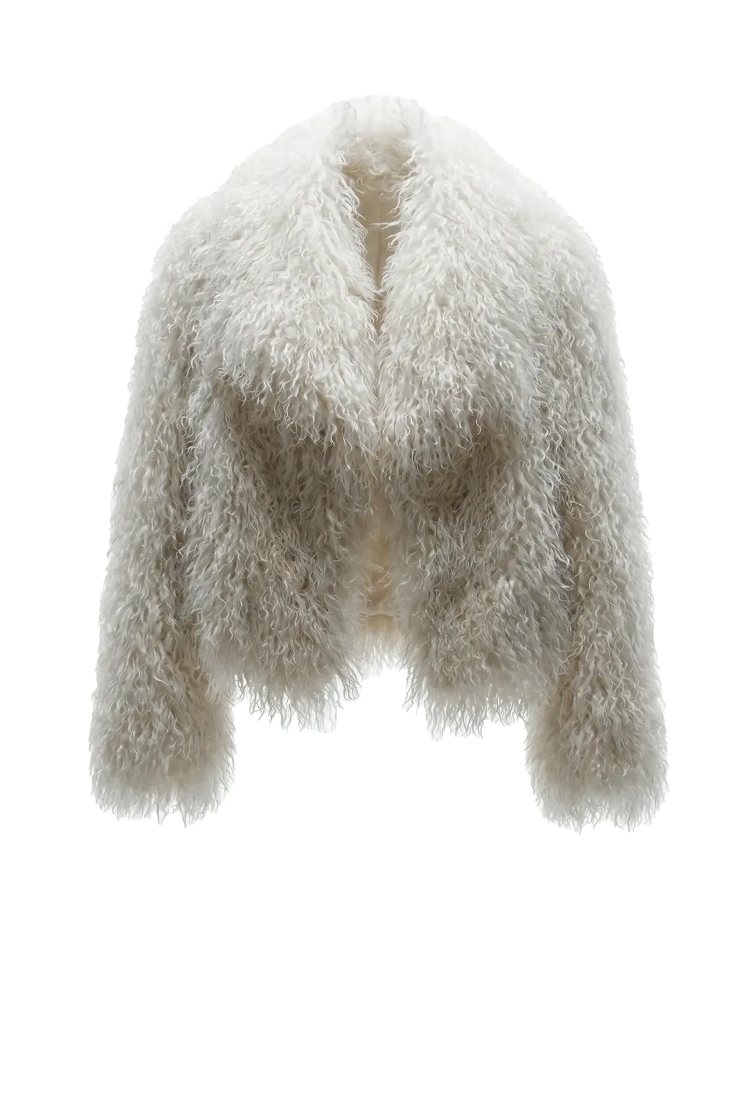 Jacke Faux Fur in Off White