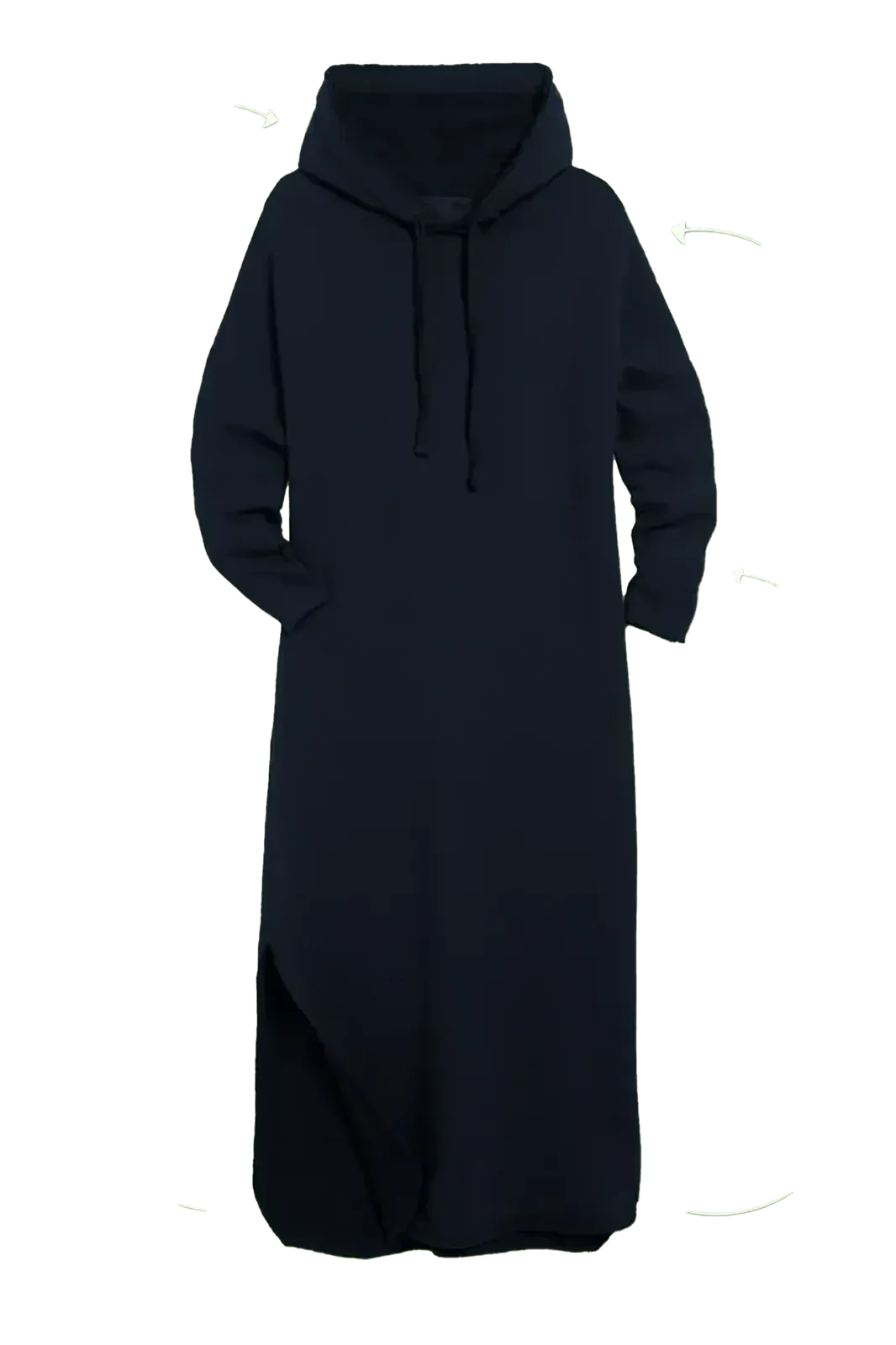 Frank & Eileen Maxi Sweat Kleid James in Navy