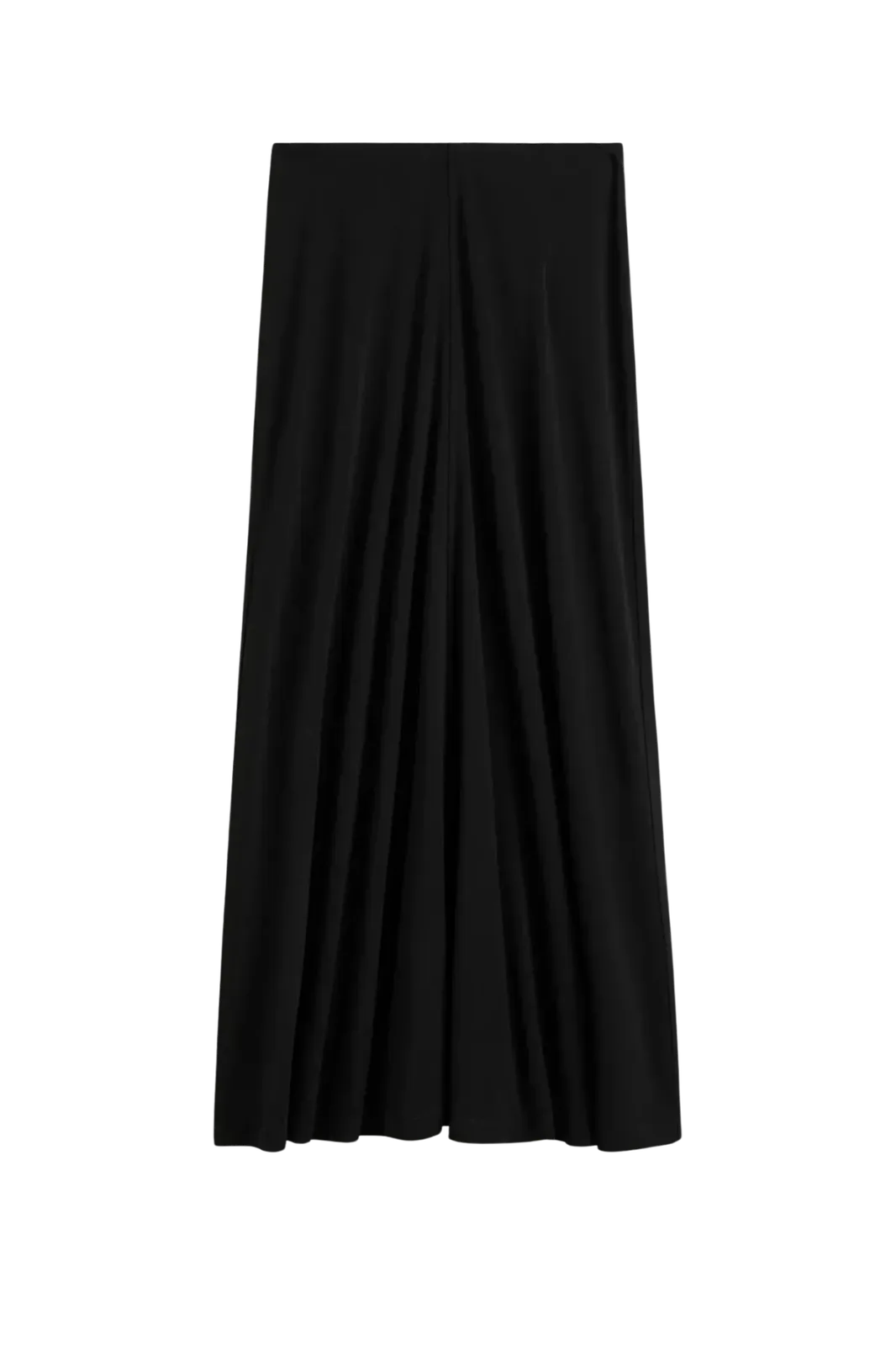 Rock Flared Jersey in Black