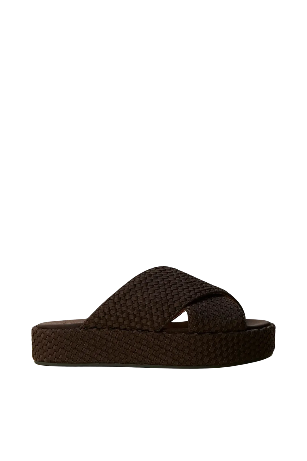 Naghedi Sandalen Laguna Platform in Chocolate
