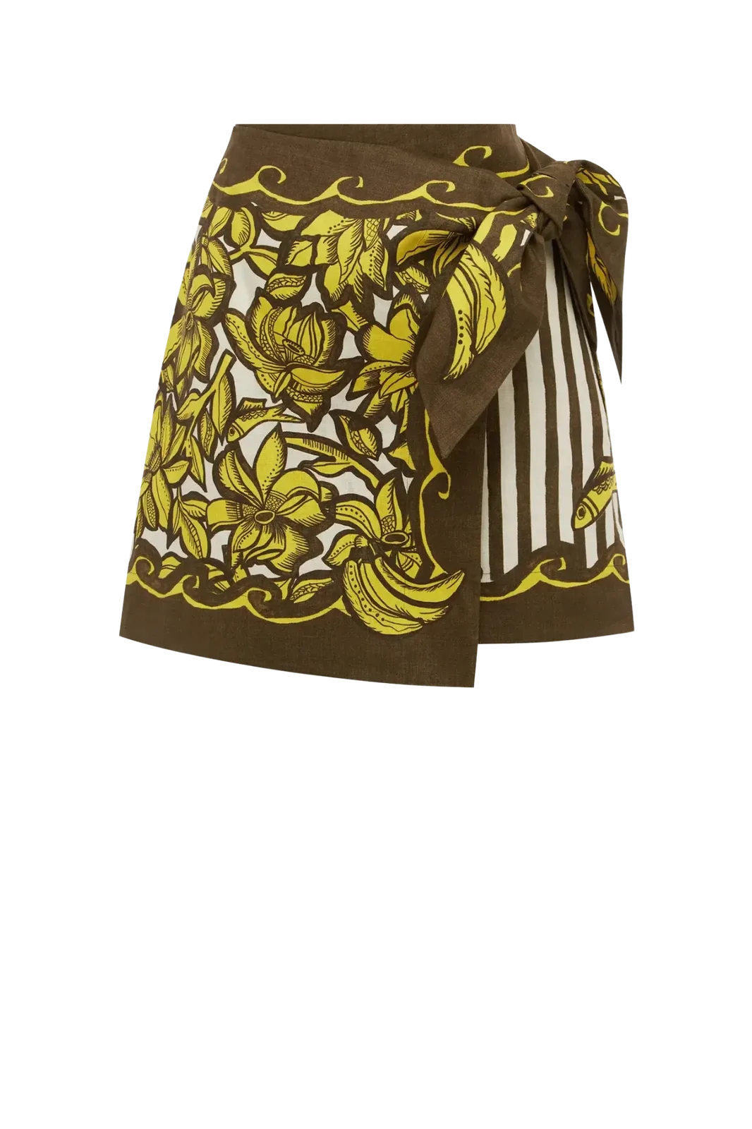 Alemais Sarong Mona Skirt in Yellow