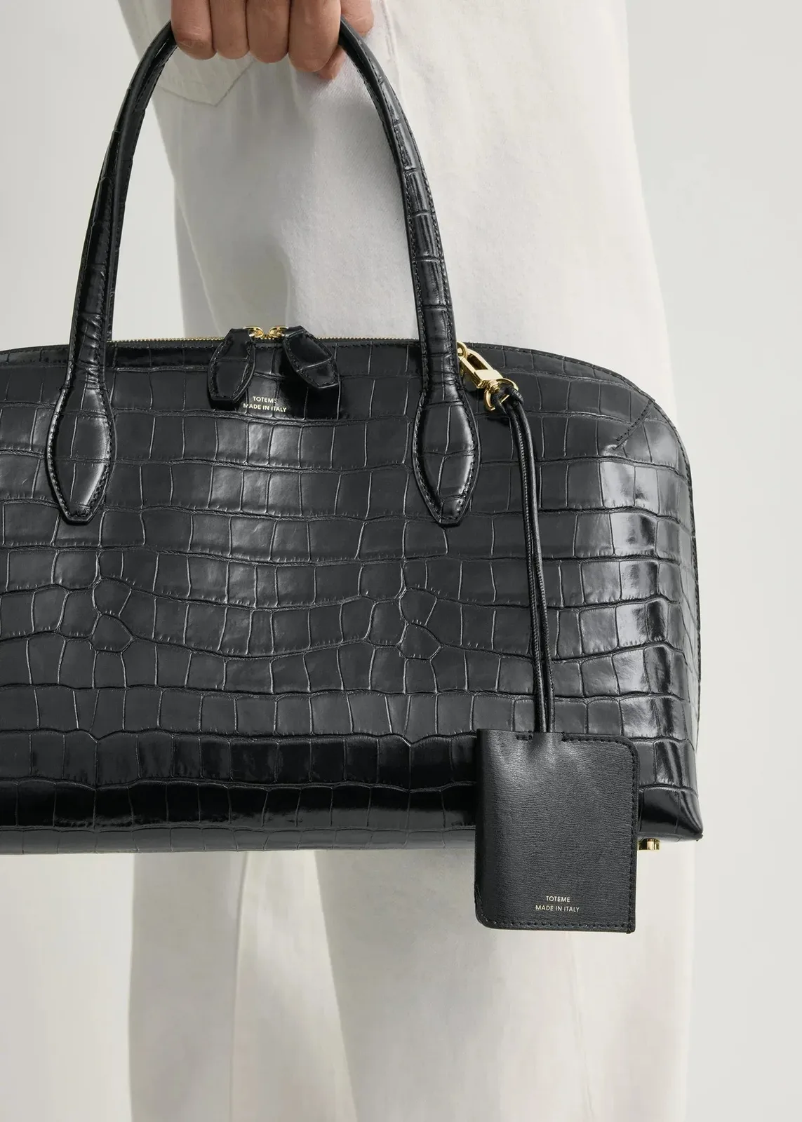 Schlüsselanhänger Leather in Black