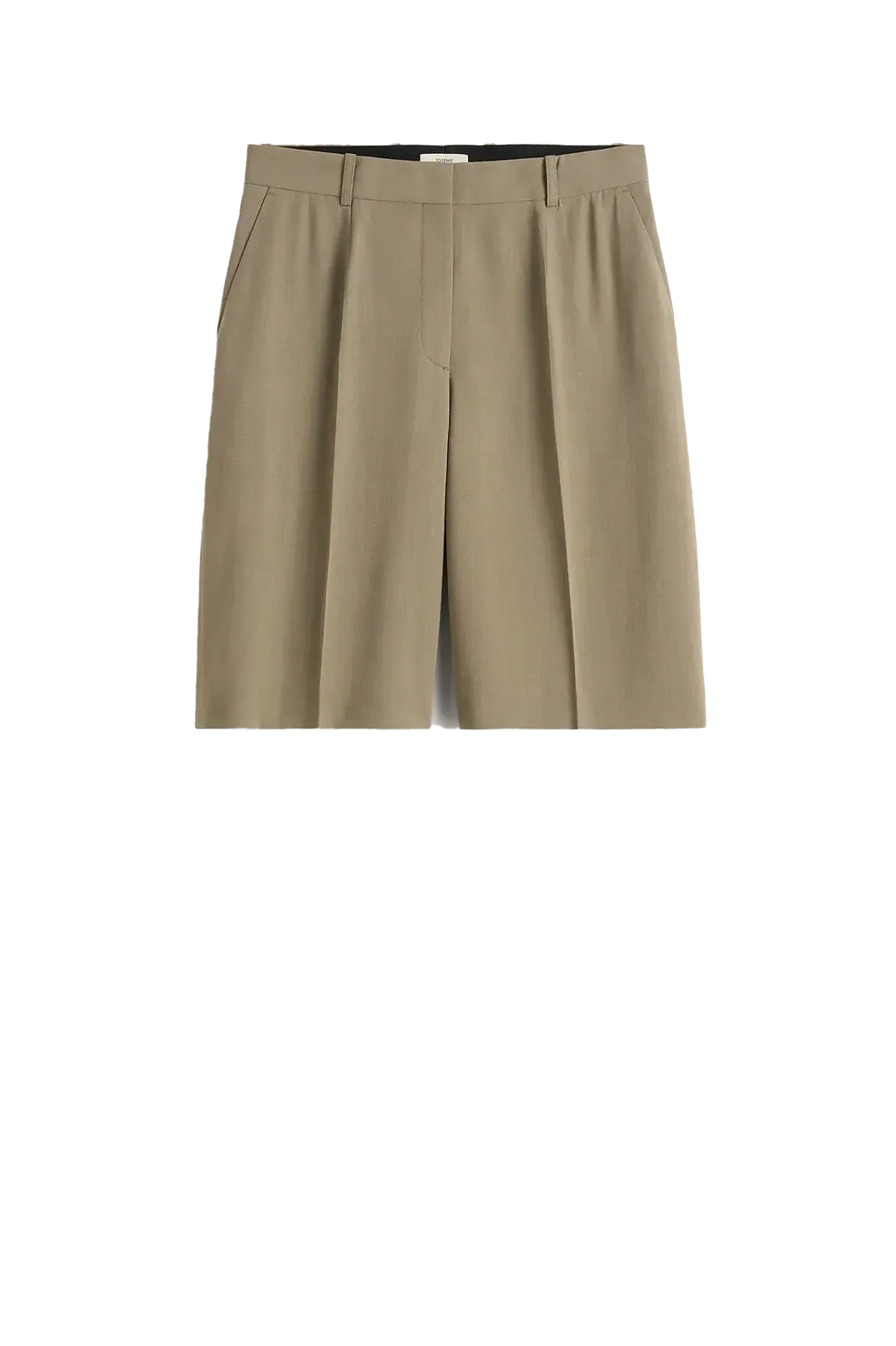 Shorts Wide Fluid in Taupe