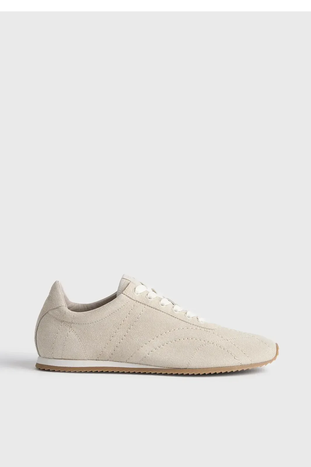 Sneaker Flex Suede in Stone