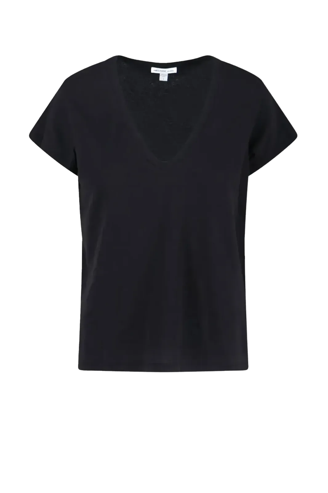 T-Shirt Deep V in Black