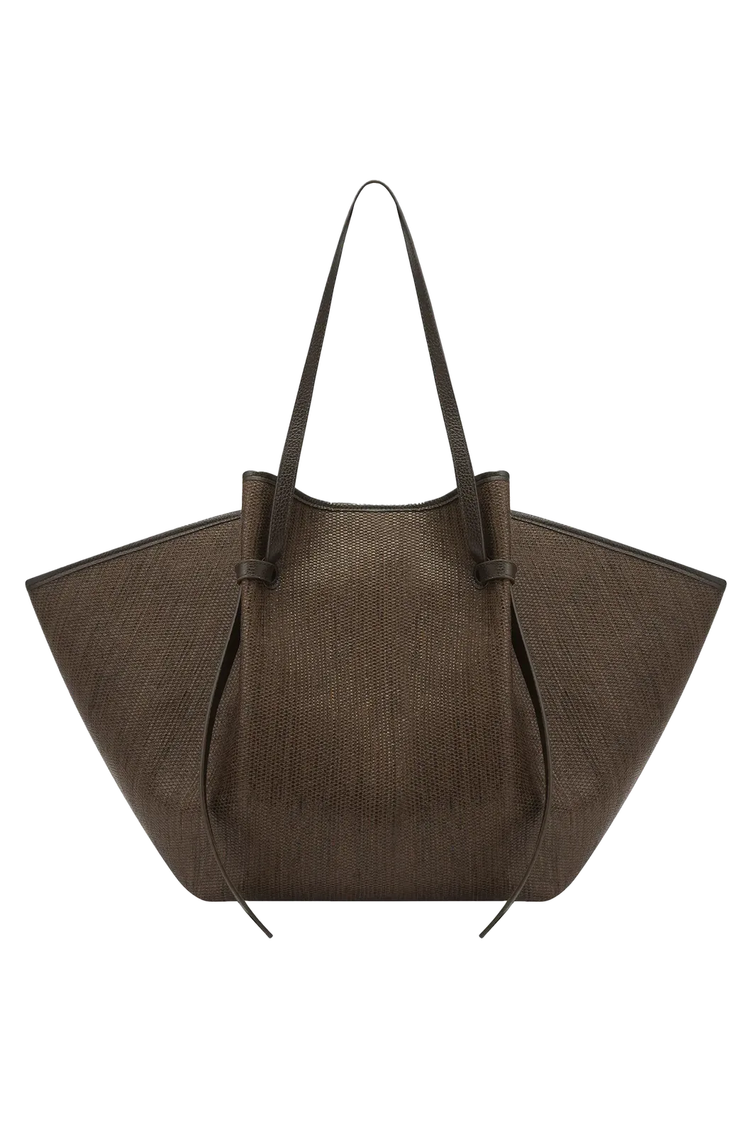 Tasche XL Mochi Woven Raffia in Fudge
