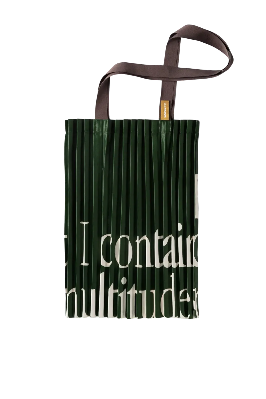 Multitudes Tote Bag Walt in Green-White