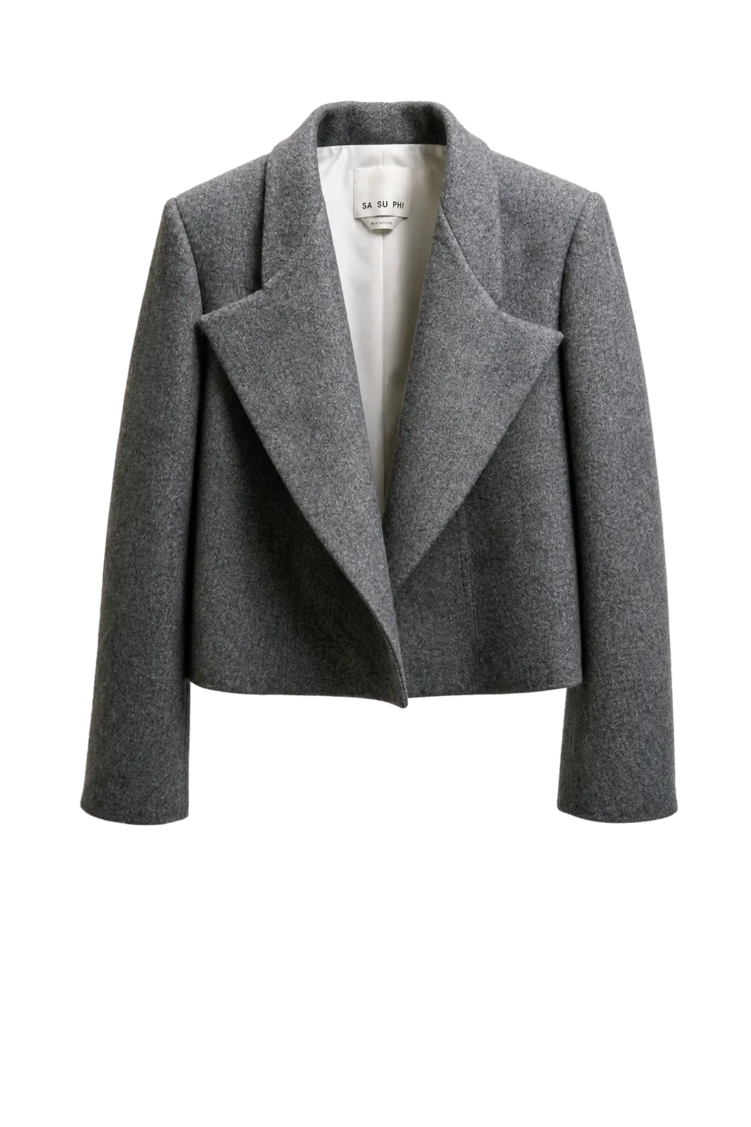 Jacke Lauren Cropped in Grey