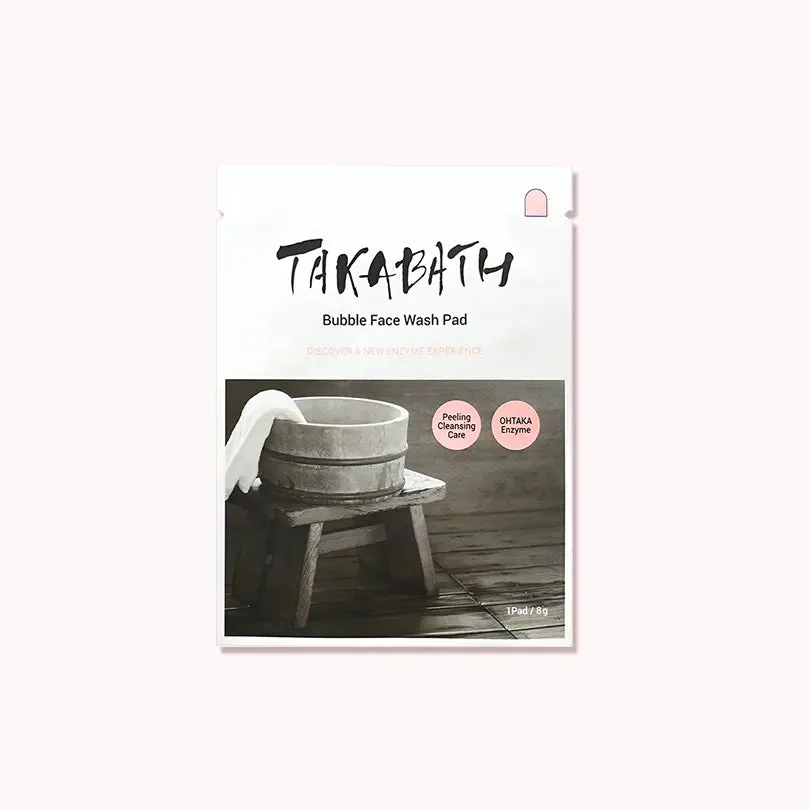 TAKABATH Face Bubble Washpad Einzel Sachet