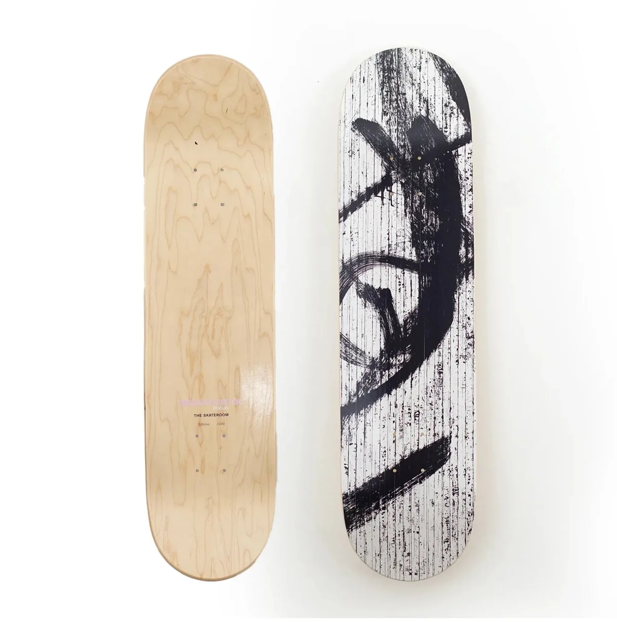 Wall Art Board "BARTA" in White-Black by Gregor Hildebrandt