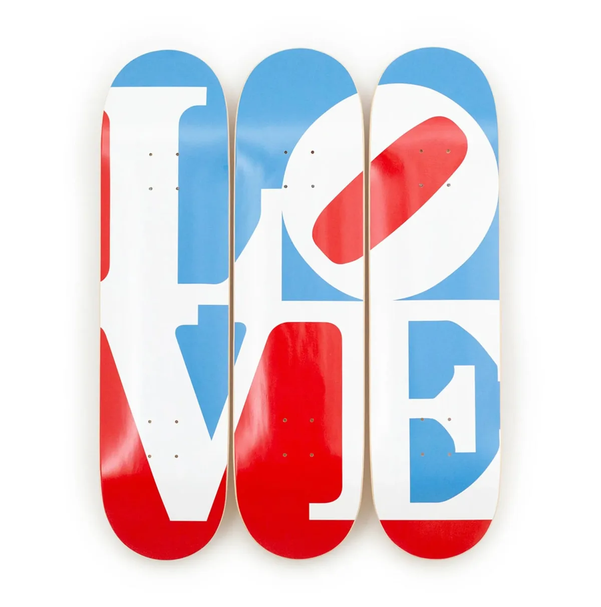 Wall Art Boards "GREAT AMERICAN LOVE" by Robert Indiana