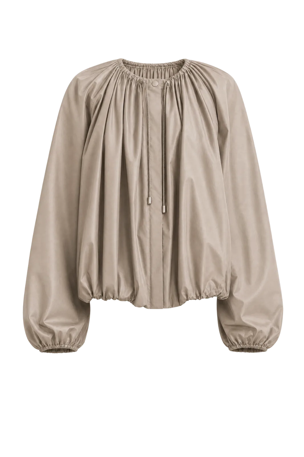 Jacke Gathered Parachute in Rock